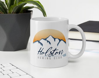 White glossy mug