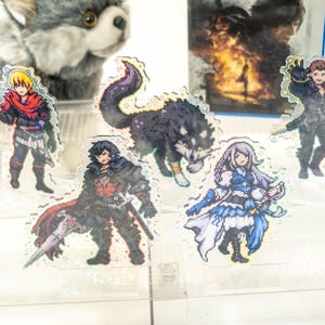 ファイナルファンタジーX アクリルスタンド ピクセルアート | 両面