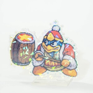 Super Smash Bros Pixel Art Acrylic Standees | Kirby King Dedede Banjo ...
