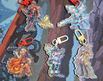 Metaphor ReFantazio Acrylic Charm Pixel Art | Will Hulkenburg Strohl Junah Atlus Heismay Jrpg