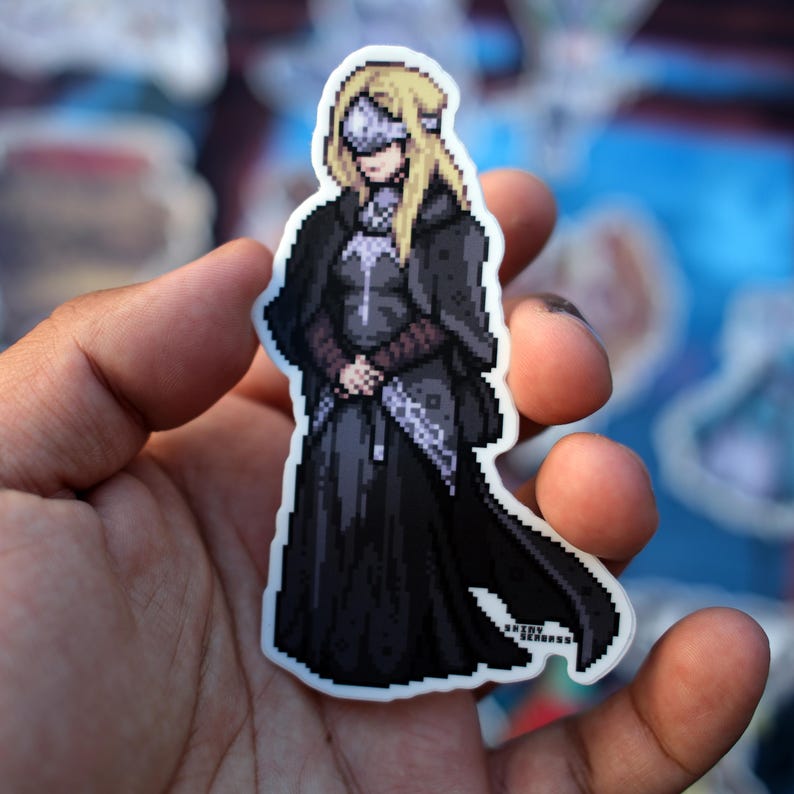 Fromsoftware Ranni Dark Souls Elden Ring Nightreign Bloodborne Pixel Art Stickers| From ...