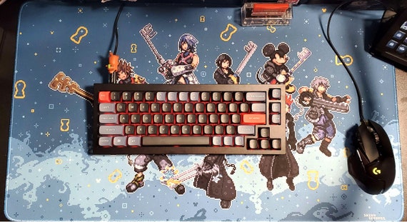 デスクマット キングダム ハーツ 3 ピクセルアート |ロクサス、レア