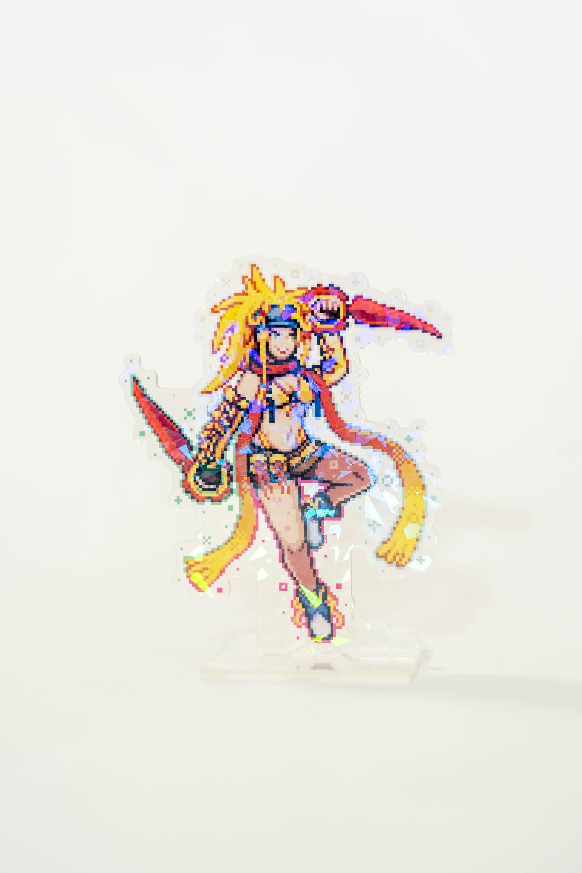 ファイナルファンタジーX アクリルスタンド ピクセルアート | 両面