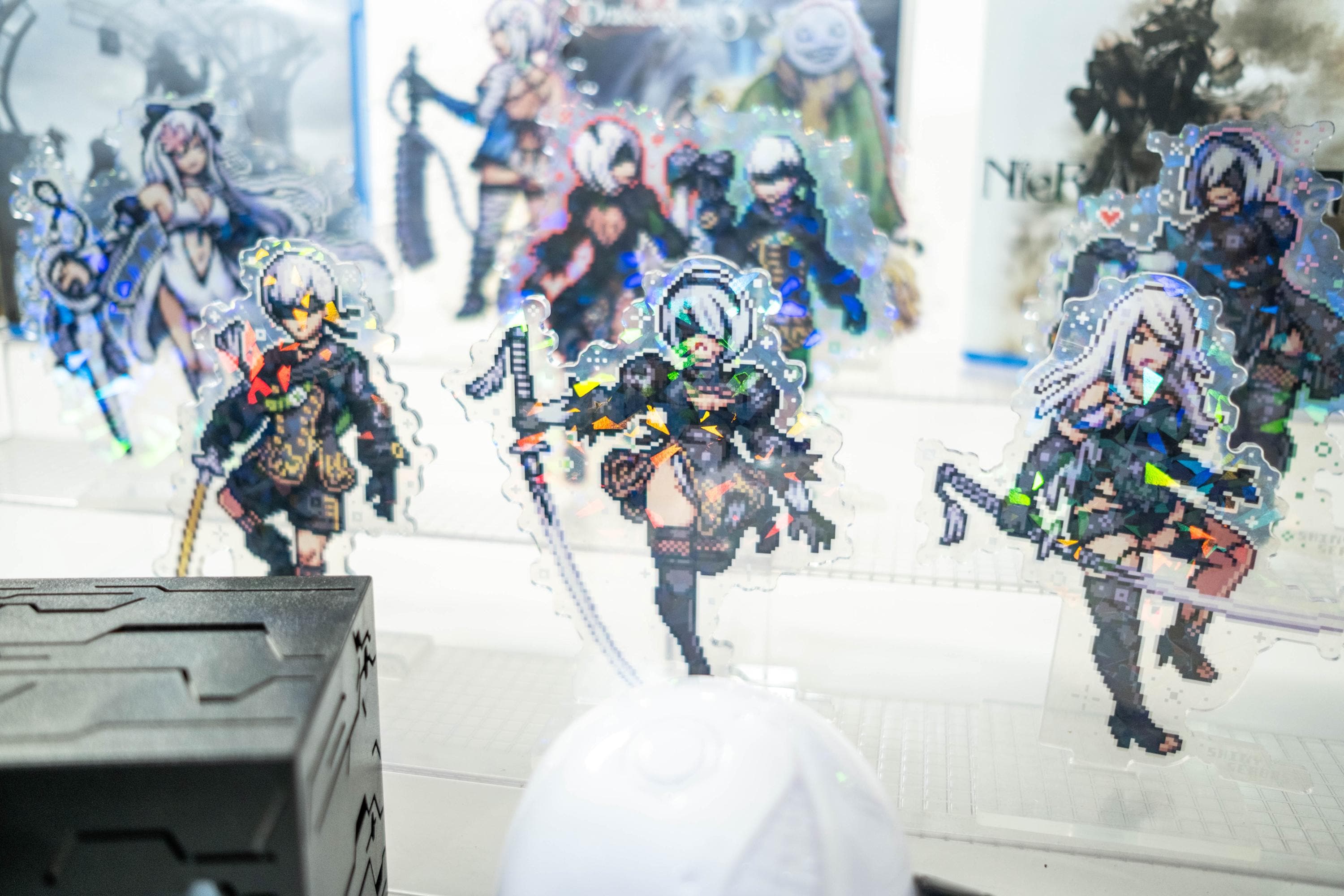 Nier Automata Replicant Pixel Art Acrylic Standees Pixel Art
