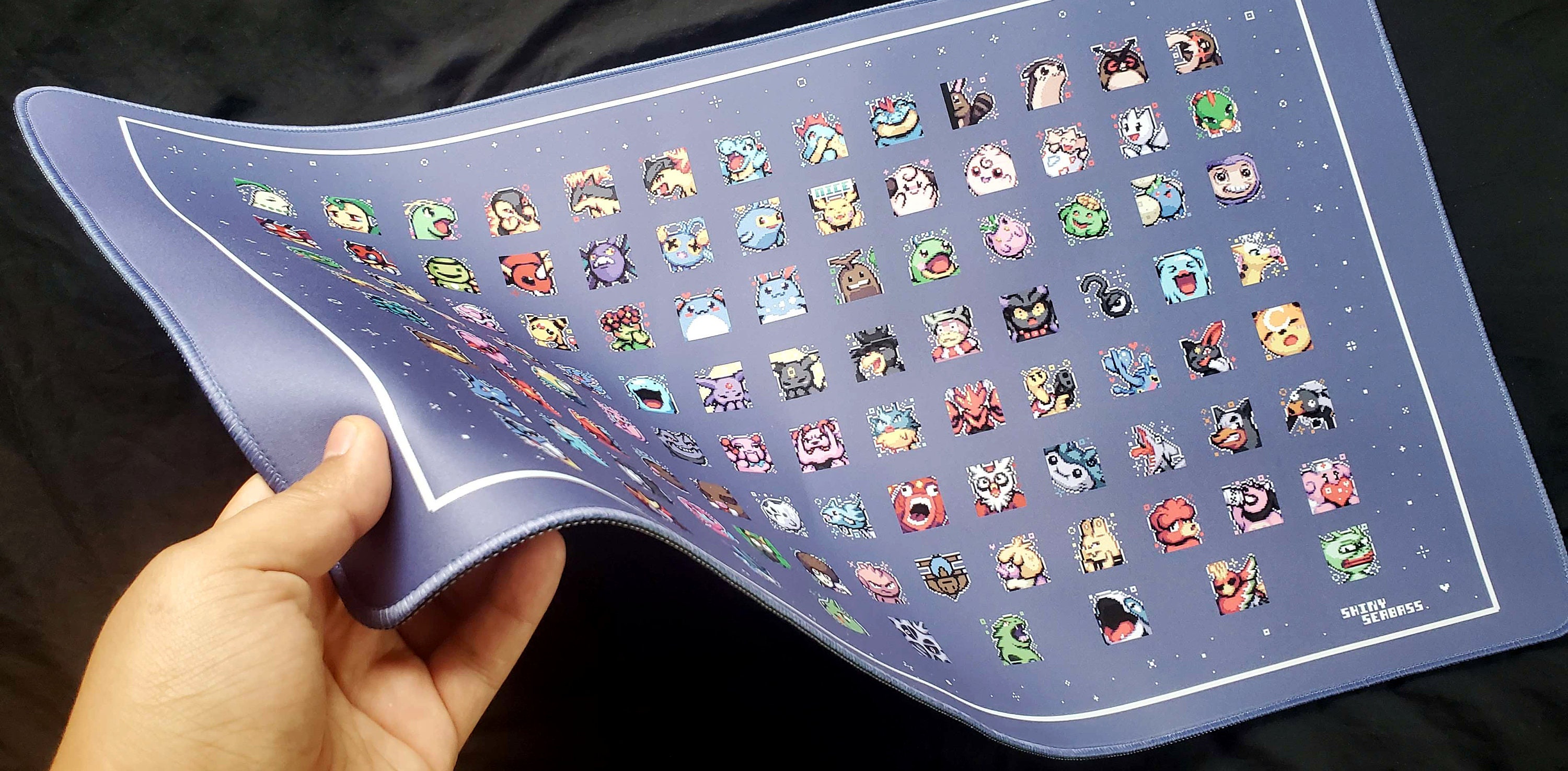 デスクマット ポケモン第2世代 ピクセルアート | ポケモン図鑑