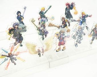 キングダム ハーツ ピクセルアート アクリルスタンディ |ソラ カイリ キングダム ハーツ ピクセルアート アクリルスタンディ |ソラ カイリ