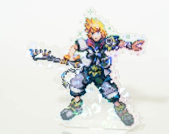 キングダム ハーツ ピクセルアート アクリルスタンディ |ソラ カイリ