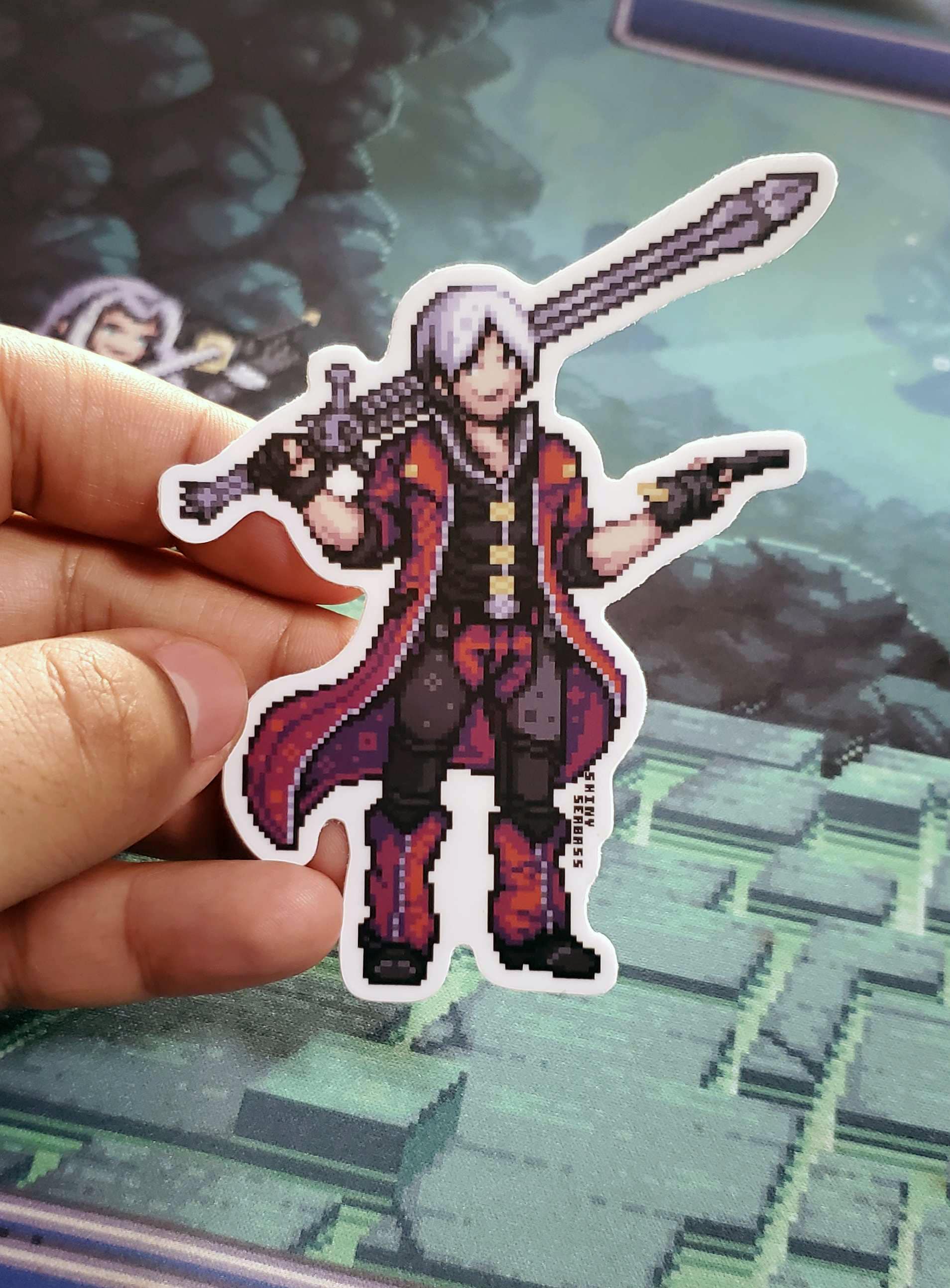 Dante DmC Devil May Cry Weatherproof Anime Sticker 6 Car Decal S1