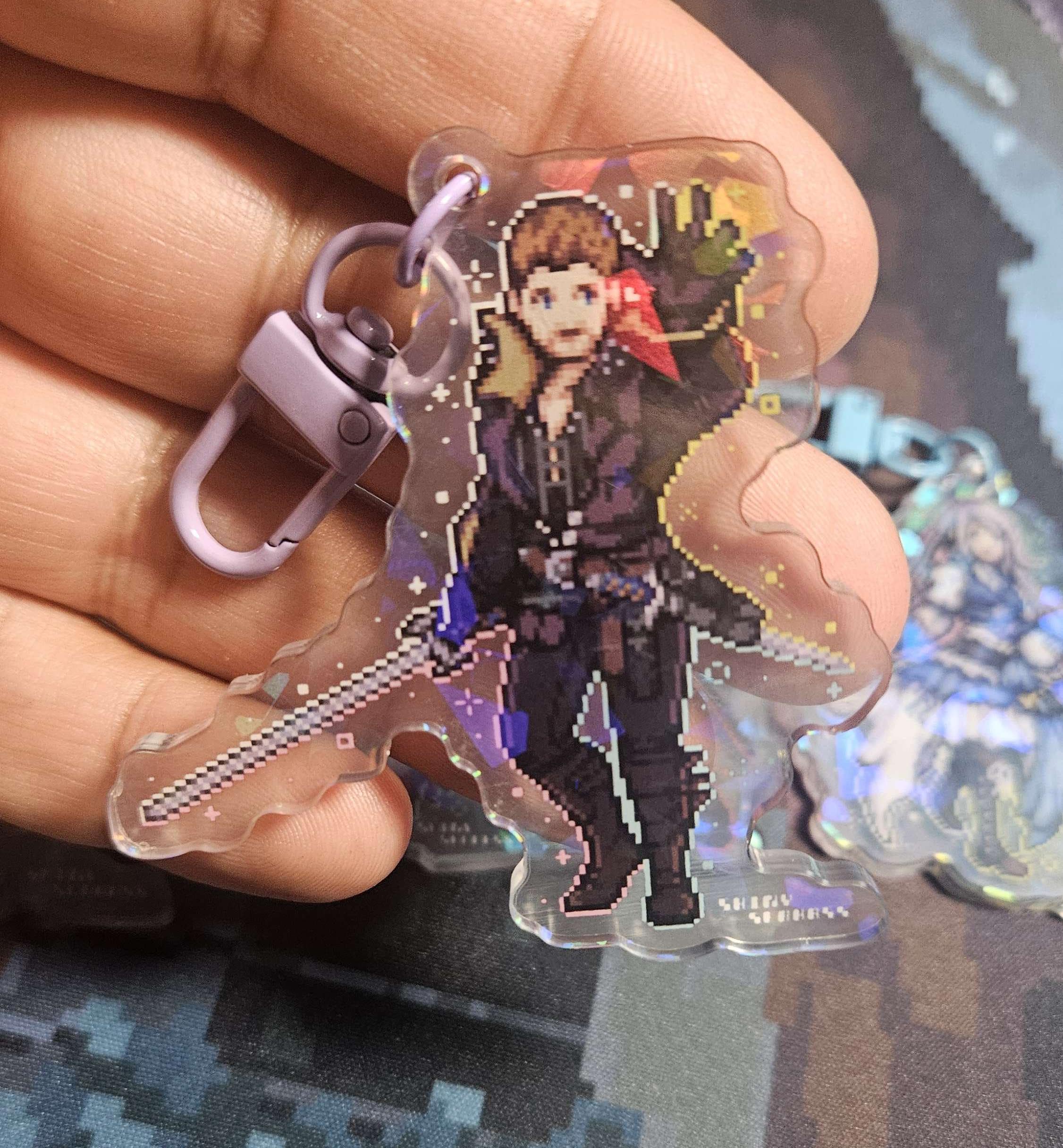 Final Fantasy 16 Acrylic Charm Pixel Art | FF16 XVI Clive Rosfield