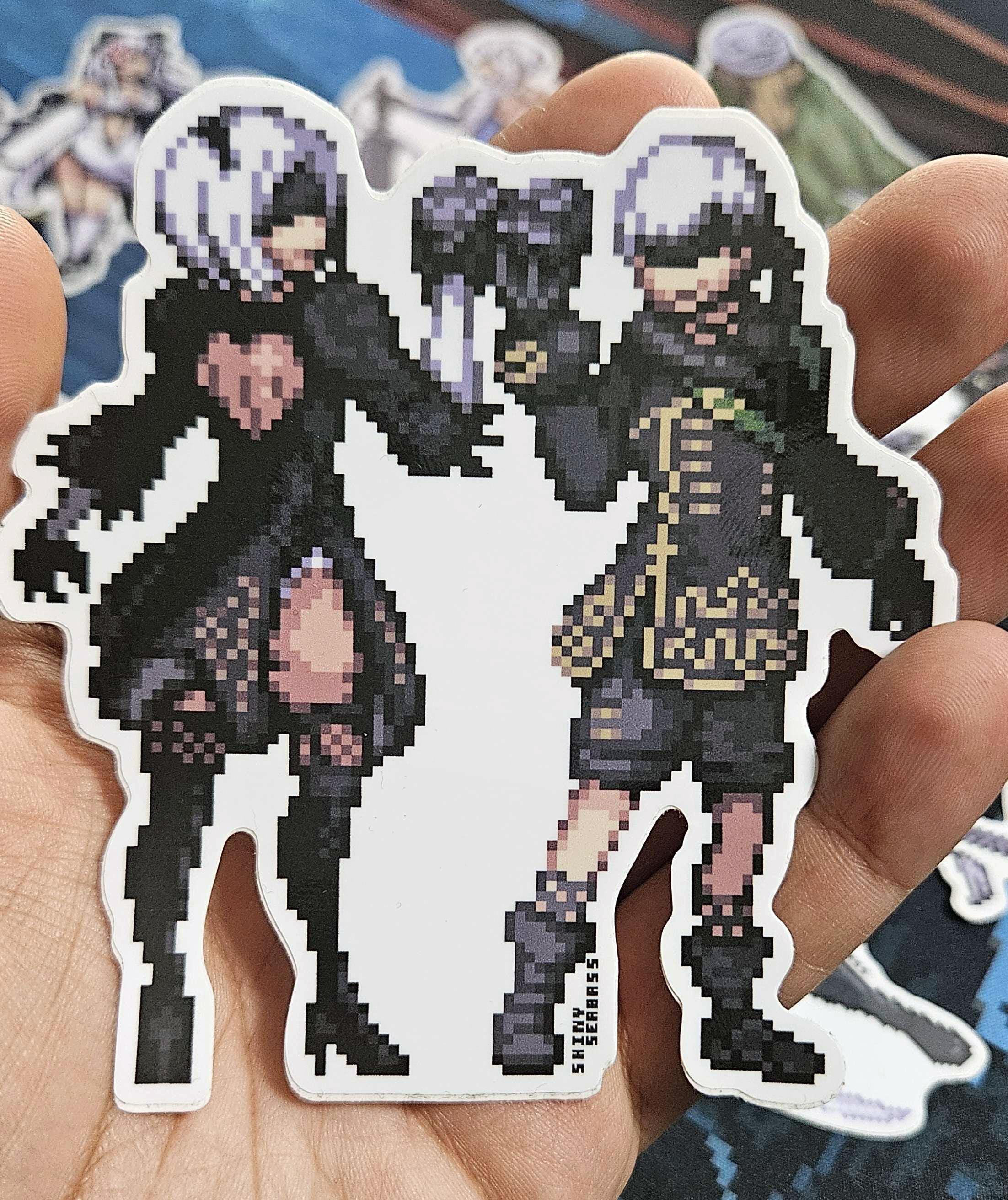 Replicant Sticker Nier Automata Pixel Art Stickers | Premium Matte Vinyl Stickers | 2B 9S ...