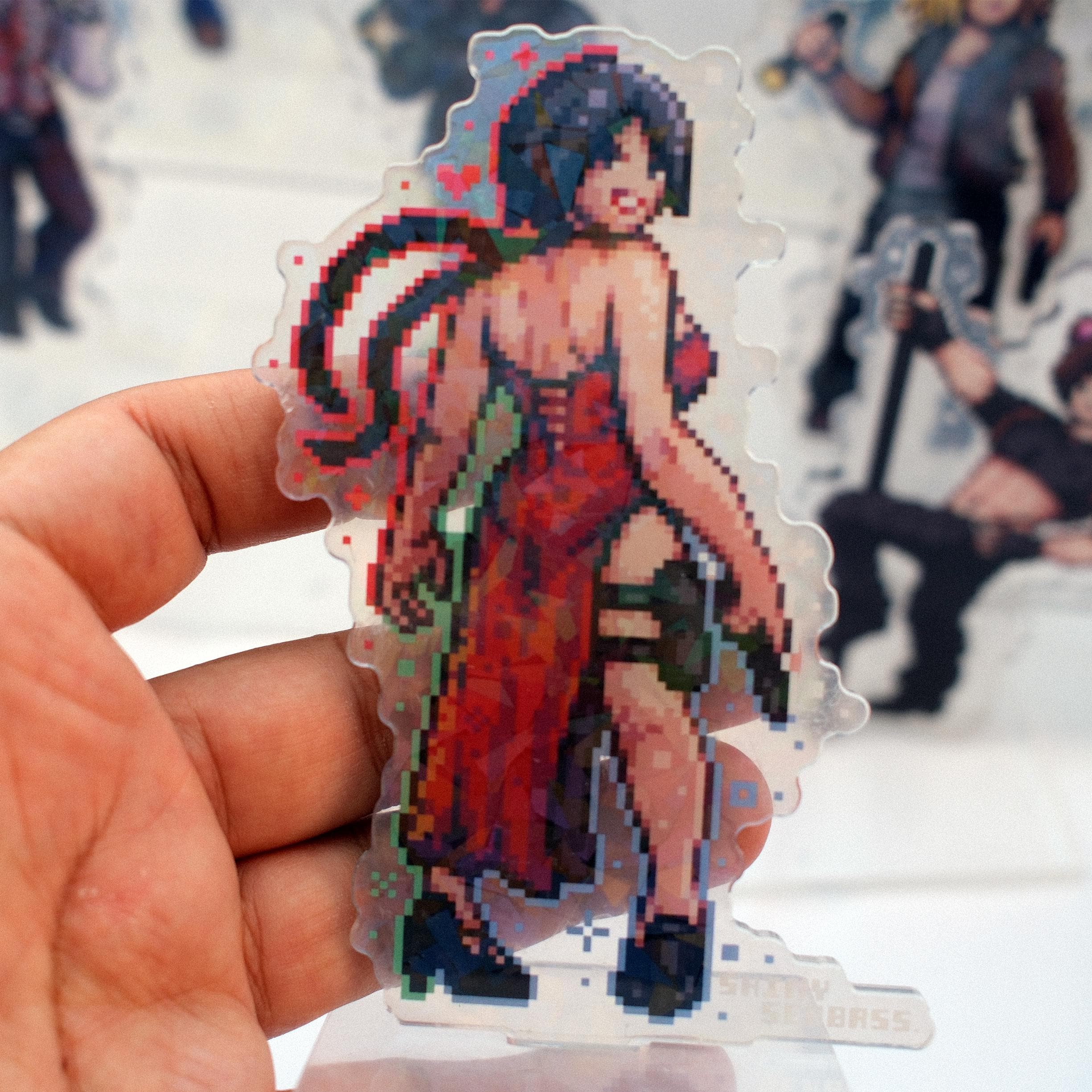 バイオハザード アクリルスタンド ピクセルアート | レオン・ケネディ
