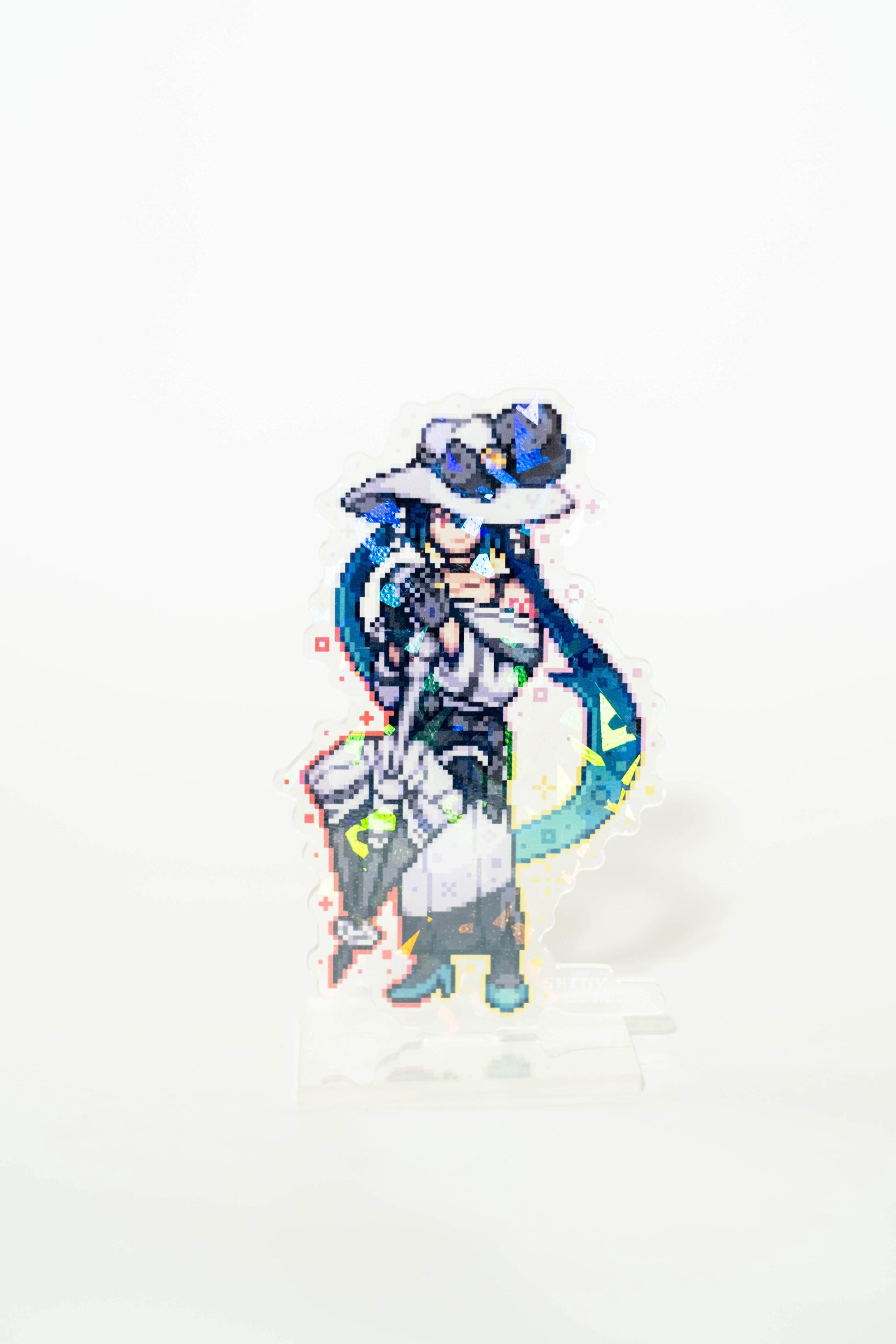 Hatsune Miku Acrylic Standee Pixel Art | Double Sided