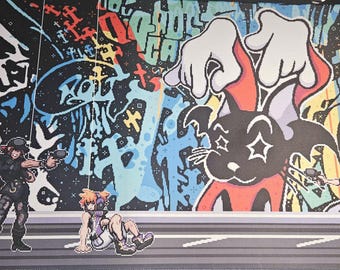 The World Ends With You Pixel Art Desk Mat | Mouse Pad Neku