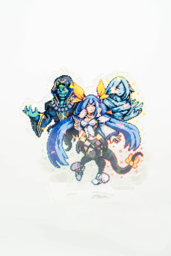 Guilty Gear Strive Pixel Art Acrylic Standees | GGS Dizzy I-no