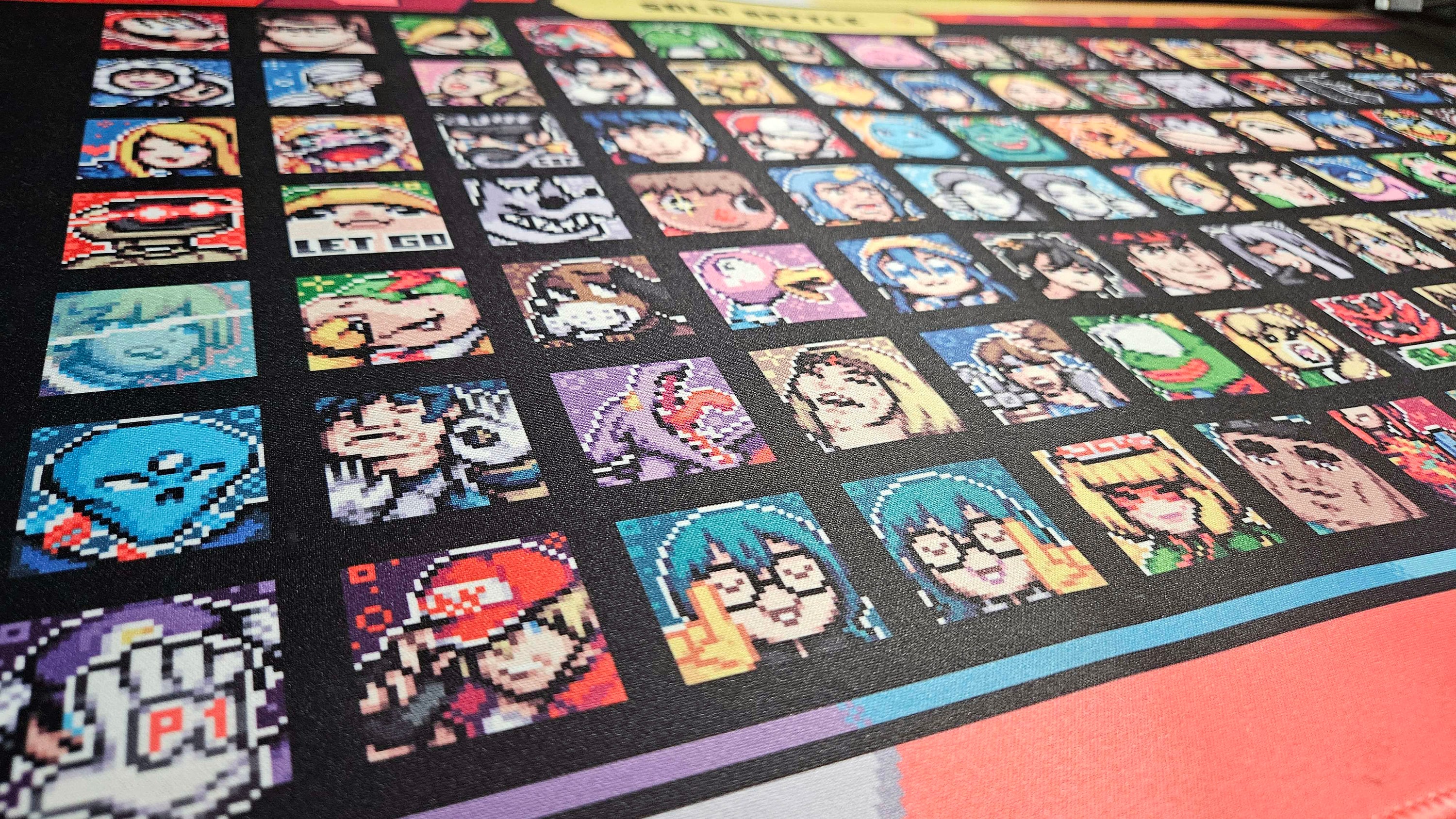 Desk Mat Super Smash Bros Ultimate Roster Pixel Art | Everyone is Here ...