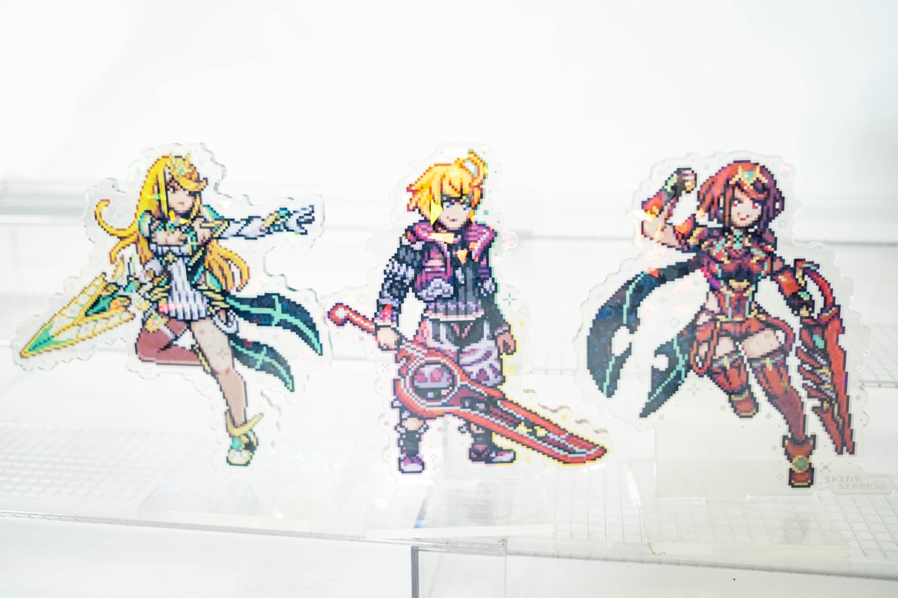 Xenoblade Chronicles Pixel Art Acrylic Standees | Double Sided