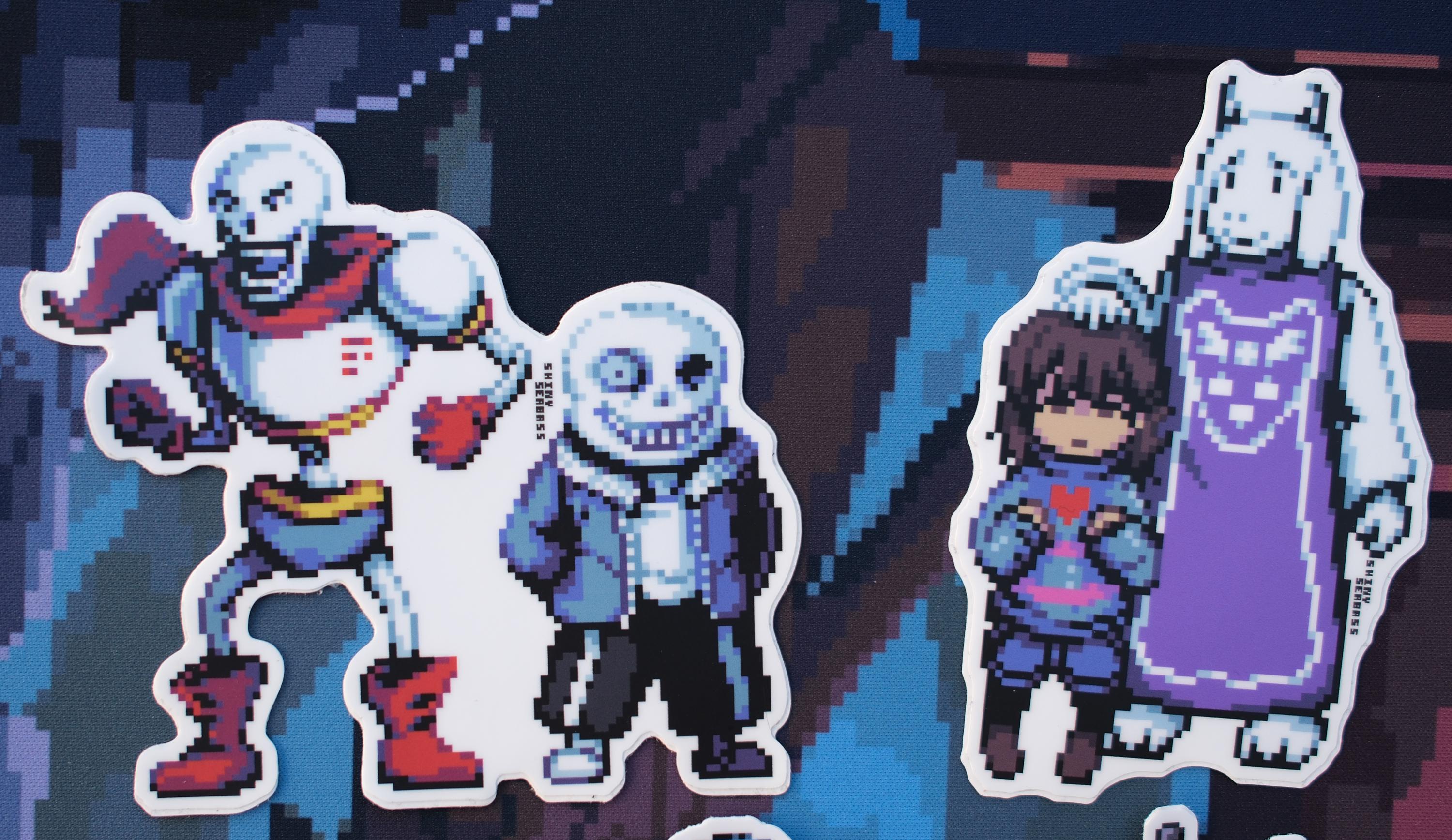 Tv Time Ralsei Deltarune Undertale Pixel Art Stickers | Susie Kris Lancer Ralsei Queen ...