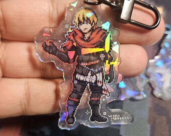Final Fantasy 16 Acrylic Charm Pixel Art | FF16 XVI Clive Rosfield