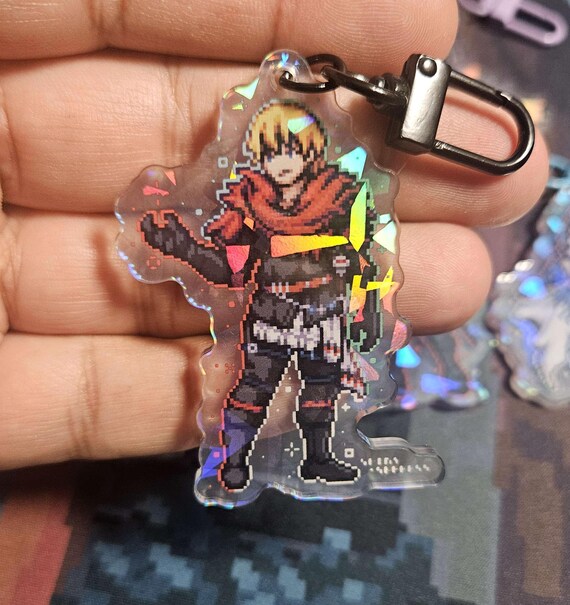 Final Fantasy 16 Acrylic Charm Pixel Art | FF16 XVI Clive Rosfield