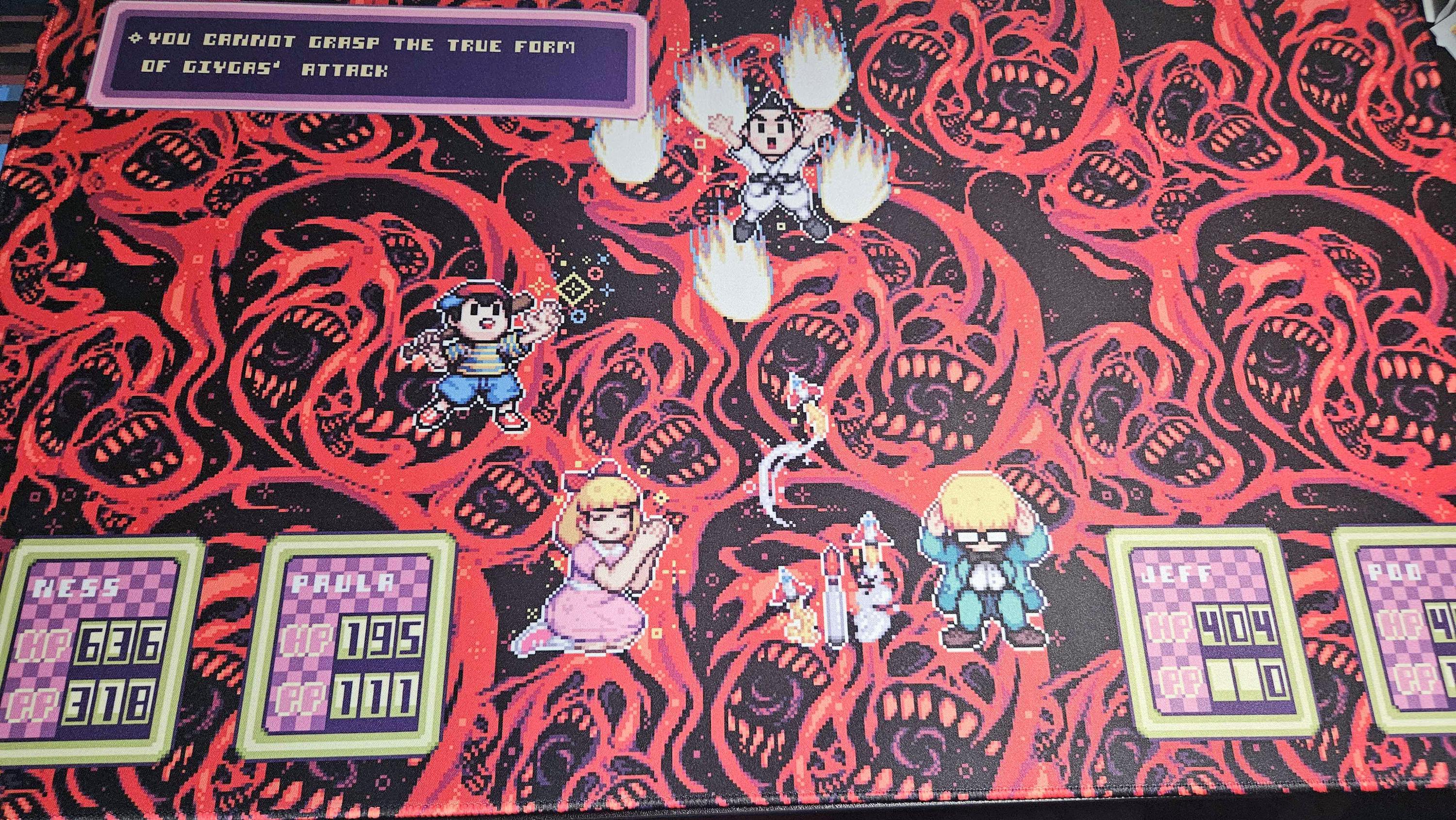 デスクマット Earthbound Mother 2 ピクセルアート | ギーガス・ネス