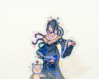 ティーダ＆ユウナ　ファイナルファンタジー　ピクセルリマスター　アクリルスタンド ファイナルファンタジーX アクリルスタンド ピクセルアート | 両面