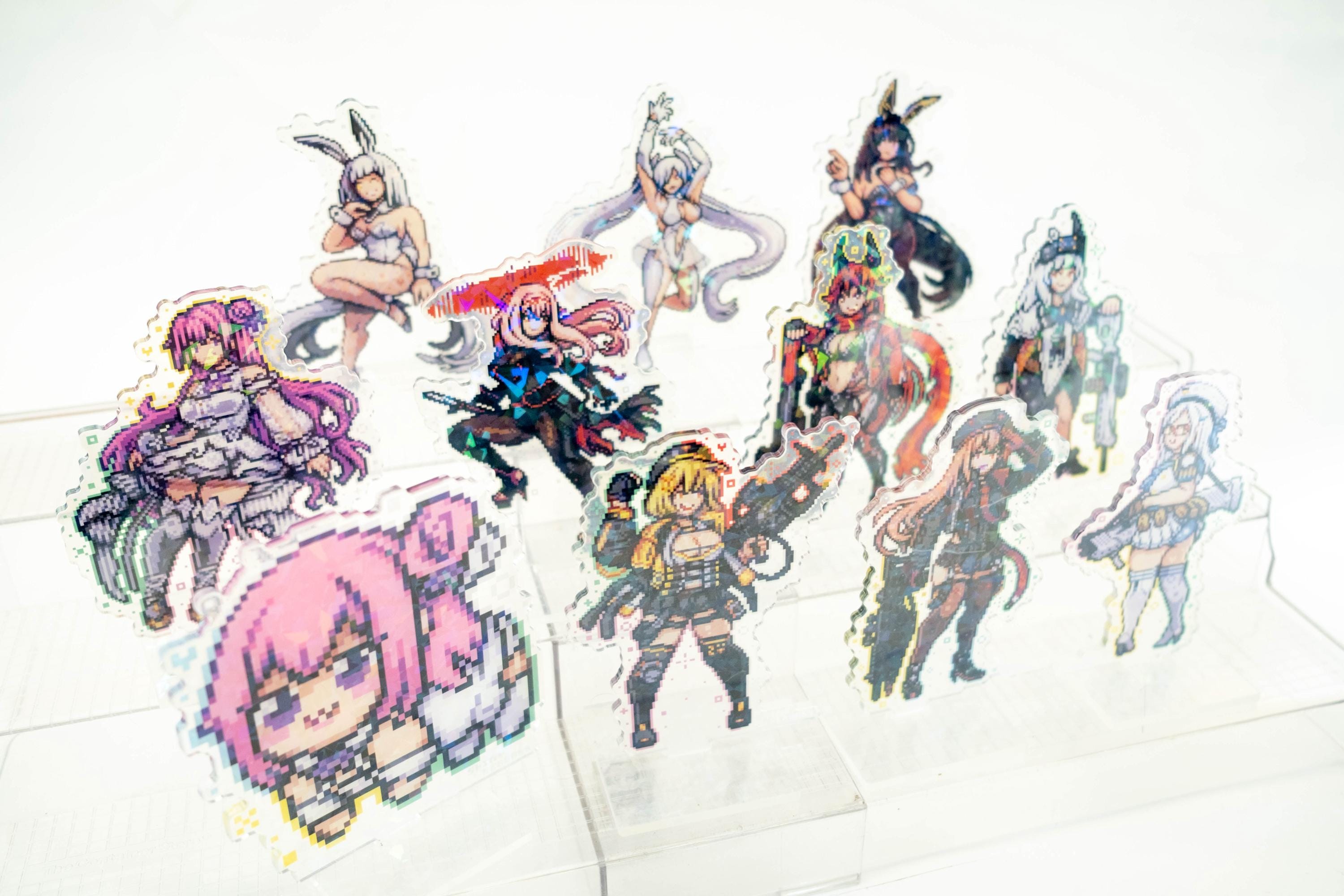 Goddess of Victory Nikke Acrylic Standees Pixel Art | Rapi Anis