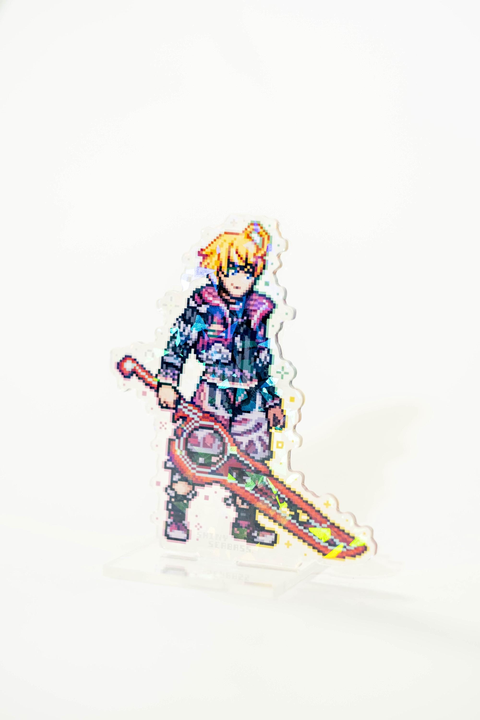 Xenoblade Chronicles Pixel Art Acrylic Standees | Double Sided