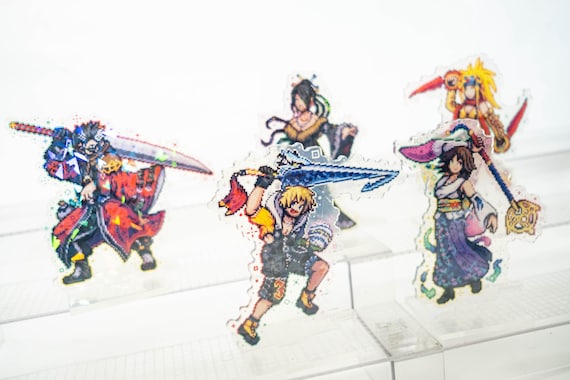 ファイナルファンタジーX アクリルスタンド ピクセルアート | 両面