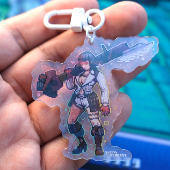 Devil May Cry Dante Vergil Vergil Chair Acrylic Charm Pixel Art