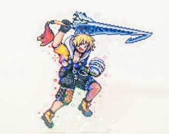 ファイナルファンタジーX アクリルスタンド ピクセルアート | 両面