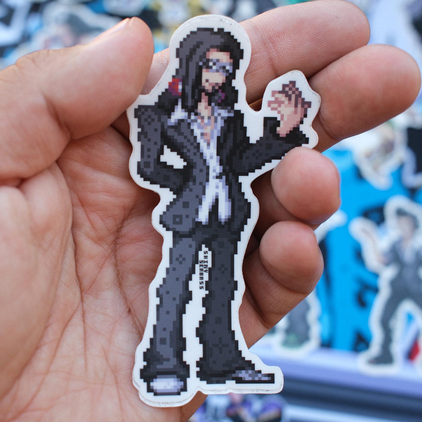 すばらしきこのせかい ステッカー | ピクセルアート | マットビニール