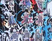 Devil May Cry Pixel Art Stickers | Premium Matte Vinyl Stickers