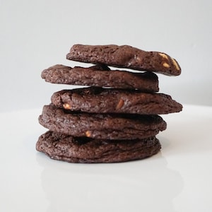Dozen Gluten Free Double Chocolate Chip Cookies | Soft, Delicious GF cookies Gluten Free Baked Goods Wedding Cookies