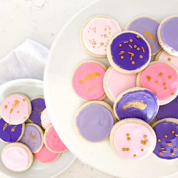 Docena de galletas de azúcar sin gluten / Galletas suaves y deliciosas sin gluten Pasteles sin gluten Galletas de boda