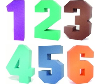 Download 3d Numbers Svg Etsy