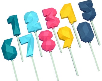 Download 3d Numbers Svg Etsy
