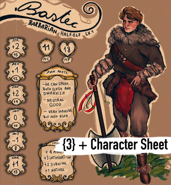 Dnd Character Art Commission Oc Art Commission Character Etsy Dnd Character Art Commission Oc Art Commission Character Etsy