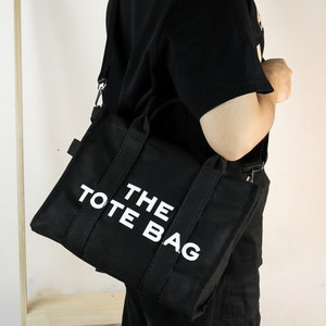 Borse a tracolla in tela, borsa a tracolla, borsa di tela, borsa minimalista, borsa della spesa ECO amichevole, regalo per lei immagine 4