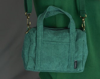 Sac à bandoulière en velours côtelé quotidien, petit sac fourre-tout en velours côtelé, sac à bandoulière, sac à main / sac décontracté / cadeau pour elle