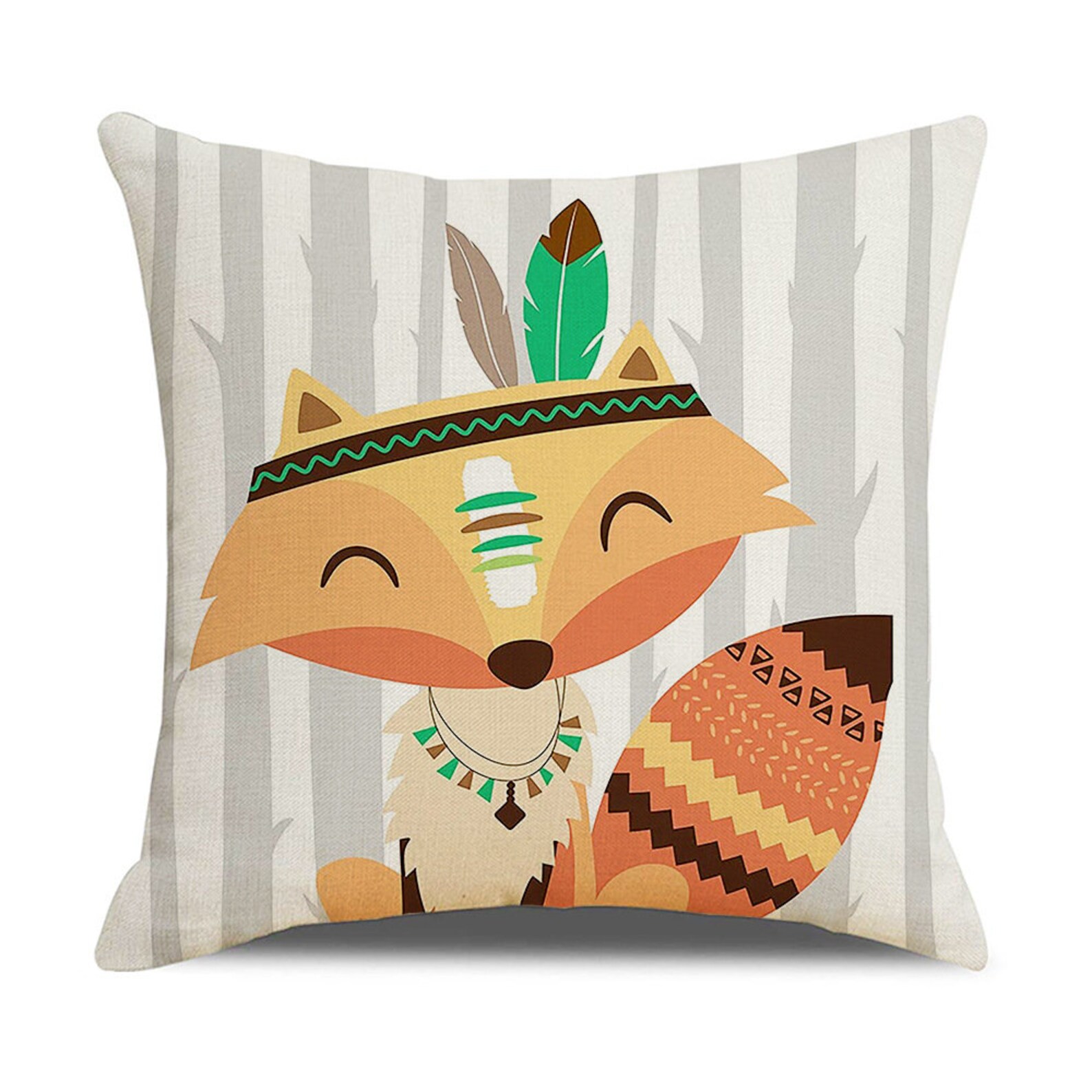 Animal Throw Pillow Cover Cushion Cover Pillow Case 18x18 Etsy
