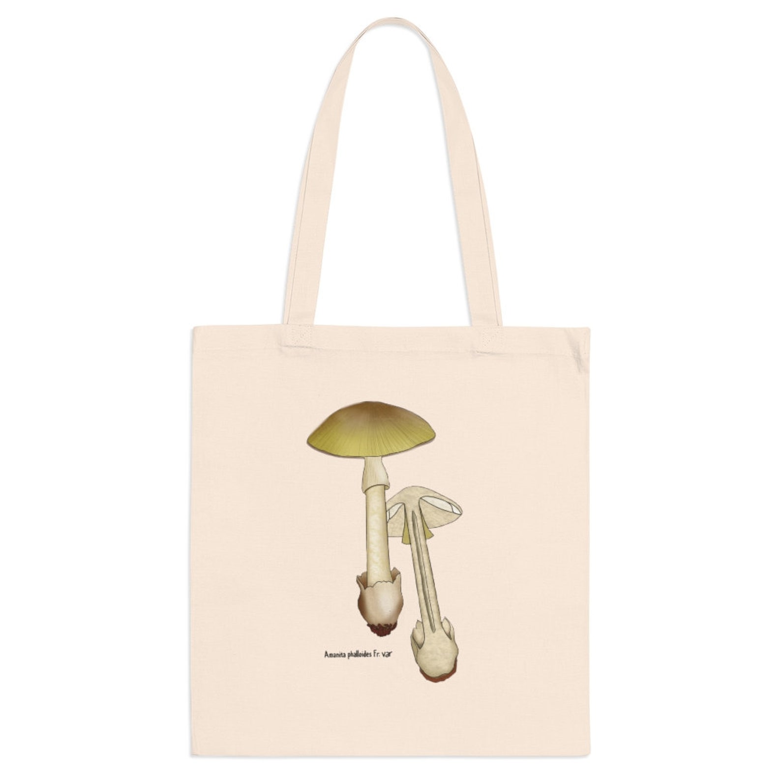 Brown Mushroom Tote Bag | Etsy