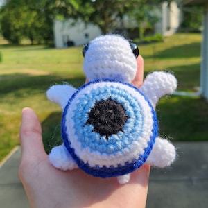 Made to Order - Finished Crocheted Evil Eye Turtles