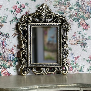 Miniature Dollhouse Mirror 1:12 Scale