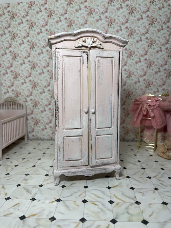 French Doll House Shabby Miniatura Scale 1/12 