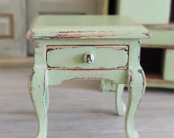 Miniature furniture. Little table. Scale 1:12