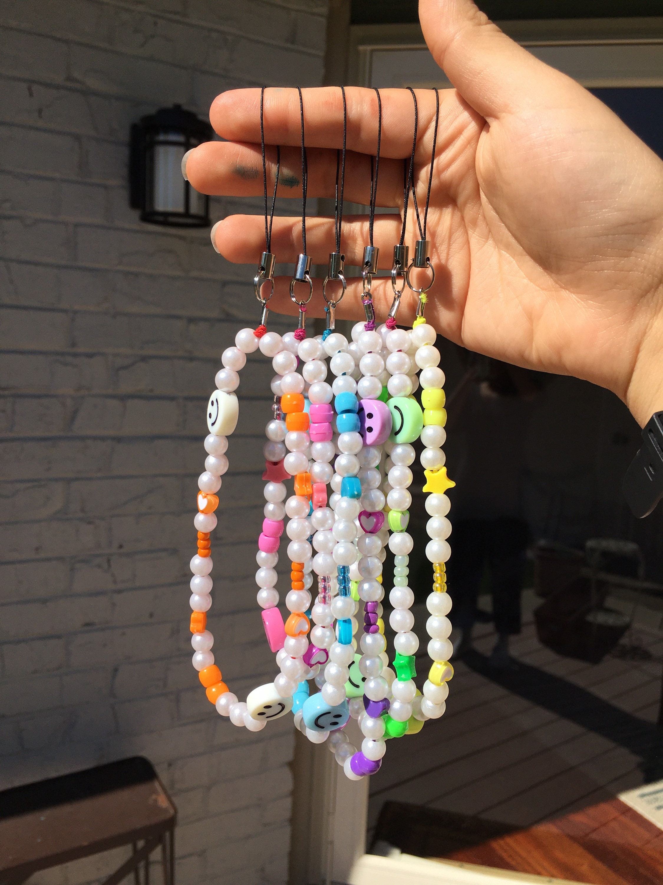 Handmade Colorful Phone Charm Etsy UK