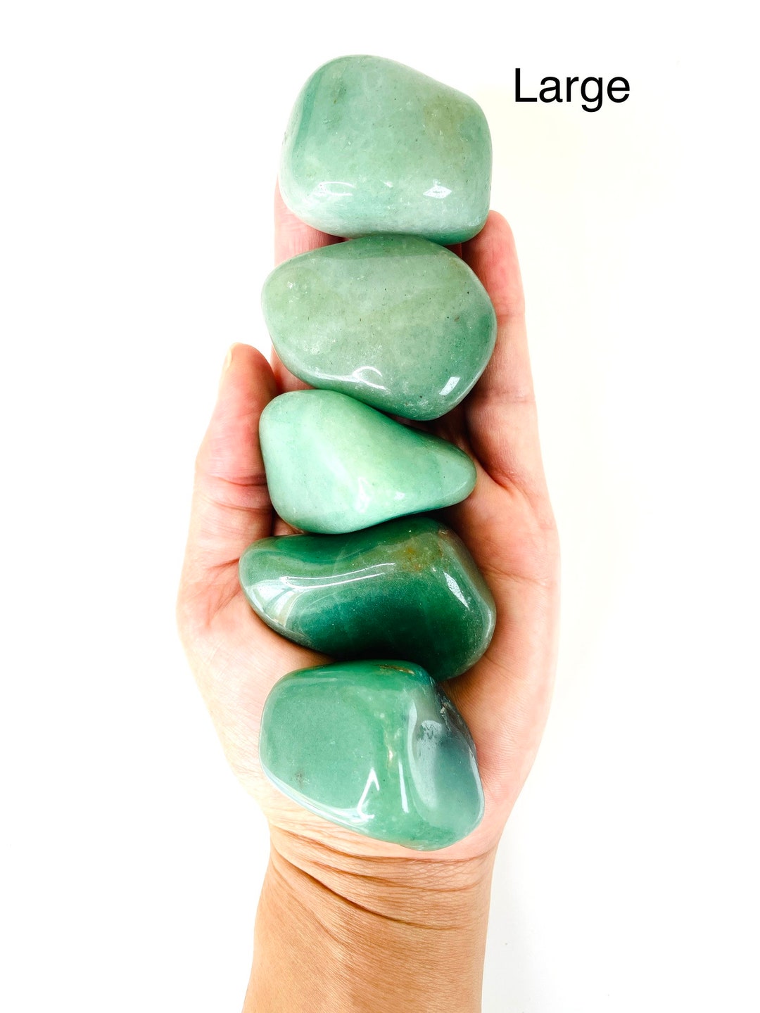 Green Aventurine Tumbled Stone Green Crystal Lucky Crystal Etsy