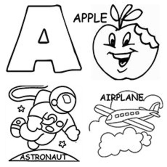 A To Z Color Picture book for Kids | Etsy