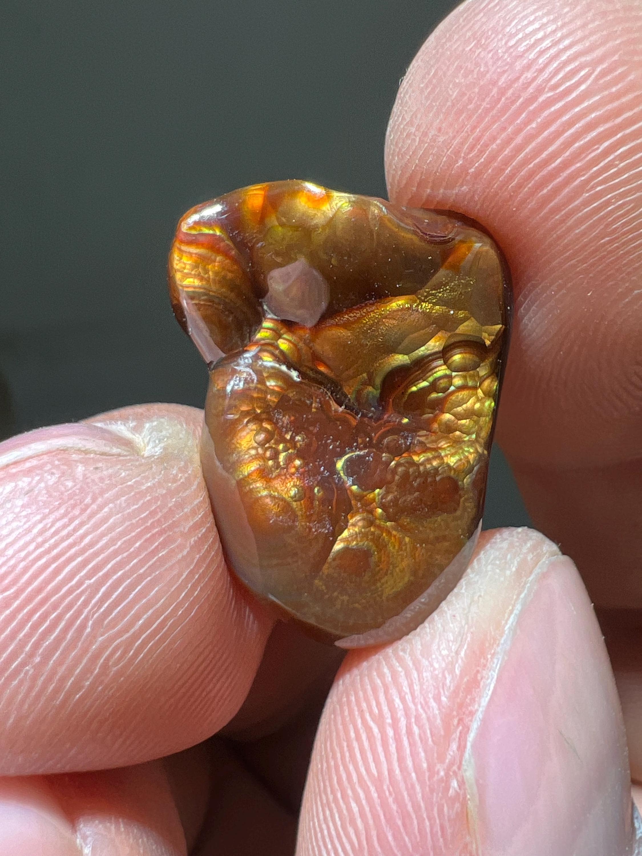 Amazing Fire Agate With Its Beautiful Sparkles AAA Quality Weight