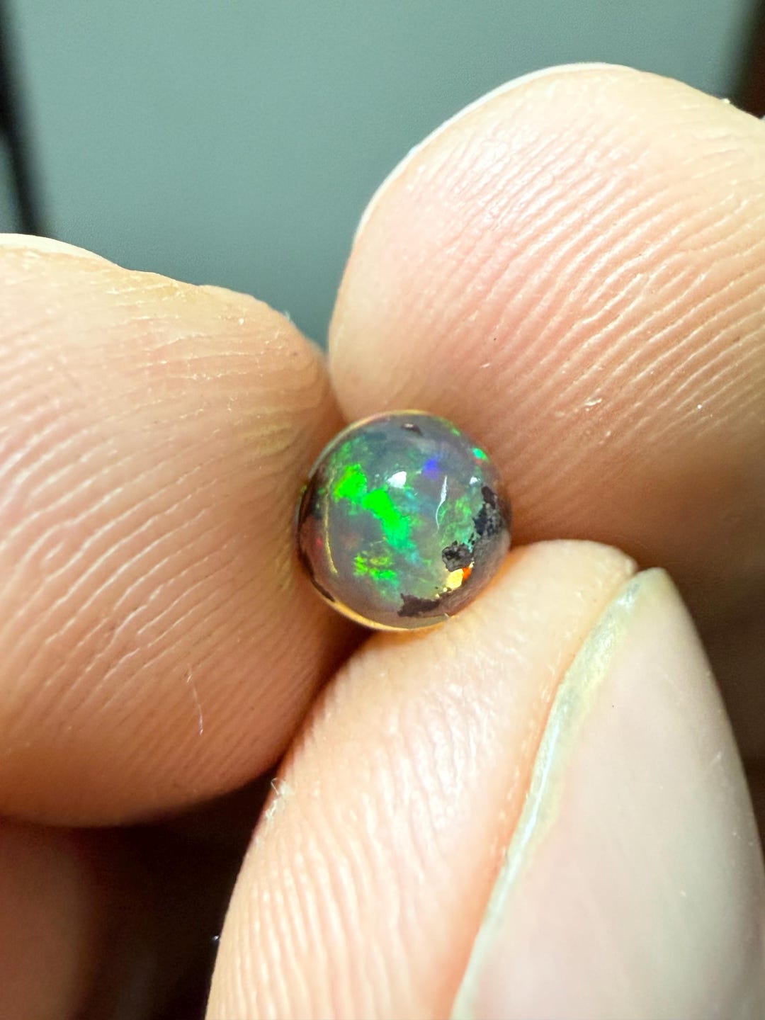 Beautiful Fire Opal With Its Beautiful Sparkles and Quarry Inlays AAA ...